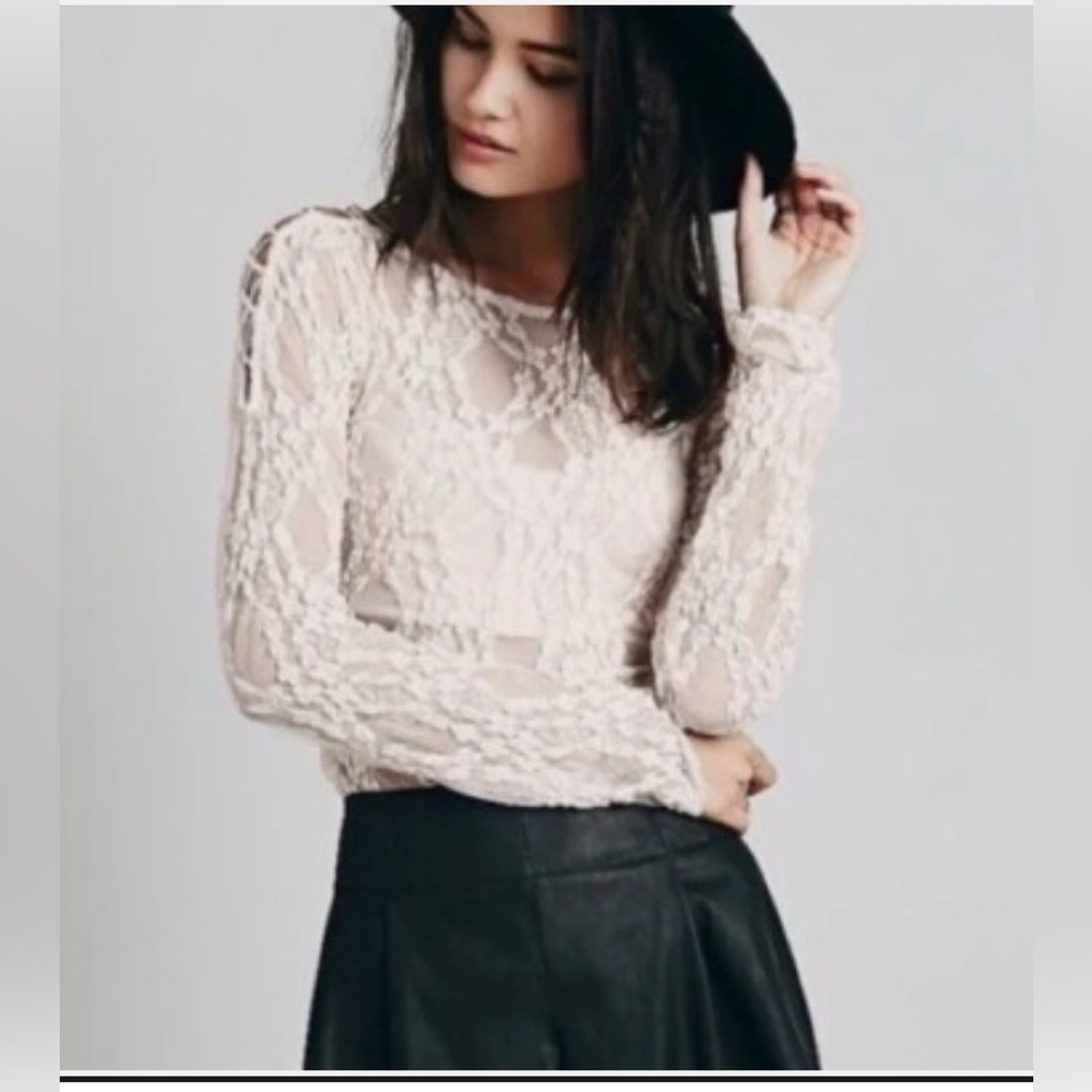 Intimately By Free People | Lace - Sheer Long Sleeve